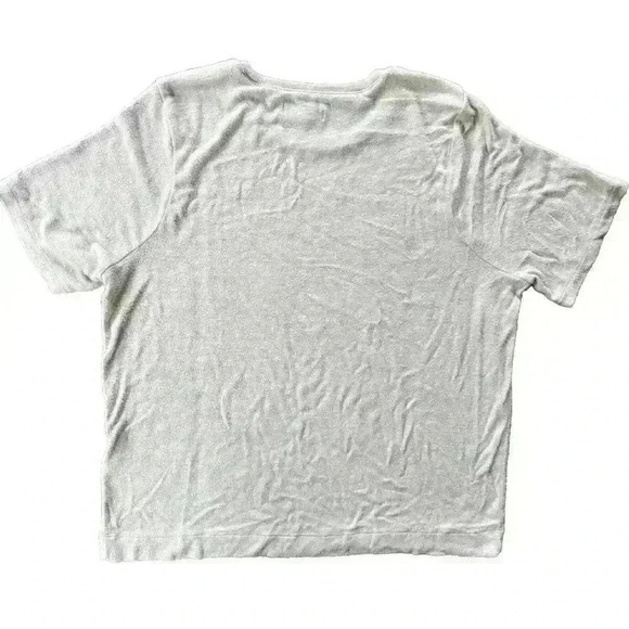 Madewell Short Sleeve Sweater Sz Medium Viscose Blend Stretch Beige *Pilling* - Picture 2 of 7